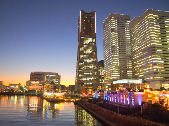 横浜夜景画像